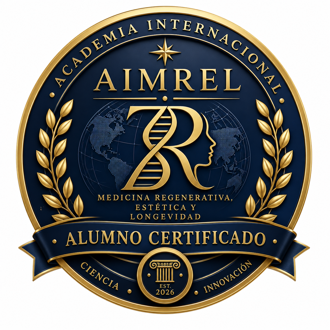 Insignia oficial de Alumno Certificado AIMREL